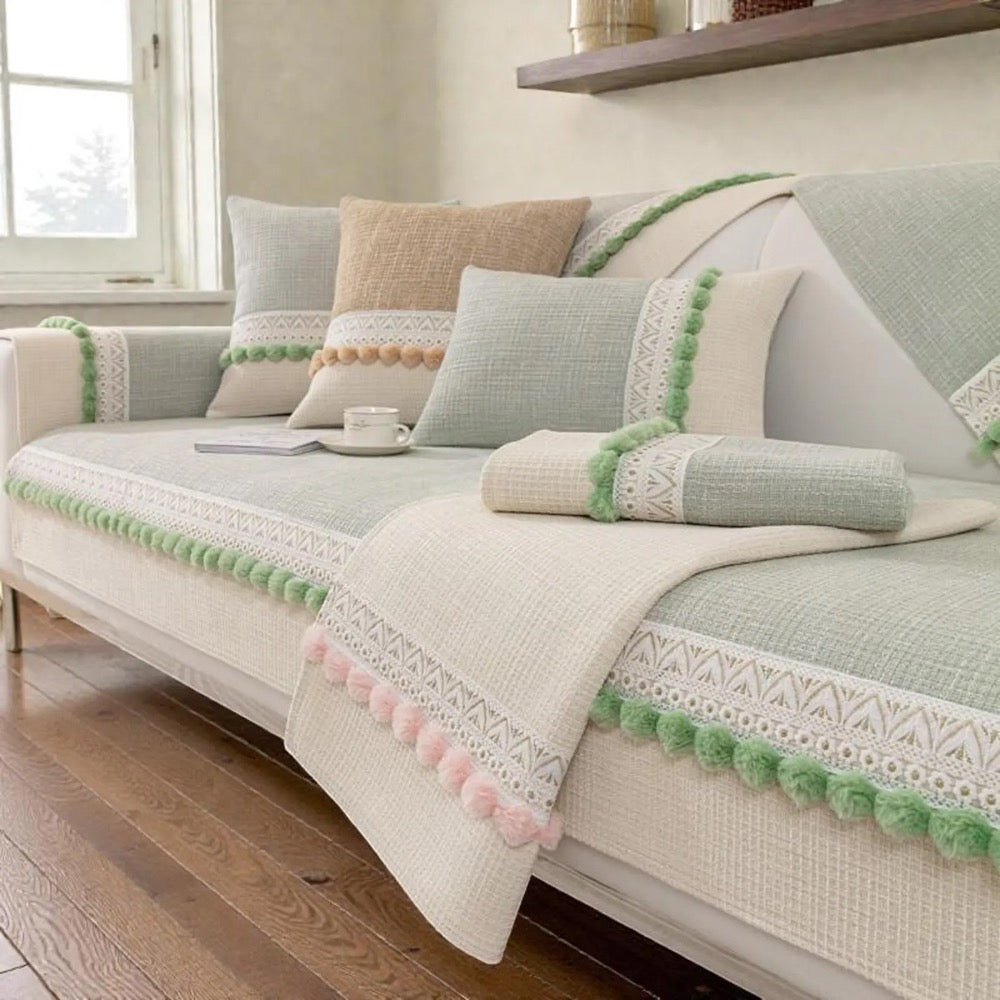 Non-Slip Sofa Cover / Washable Couch Cover / All-Season Couch Cover / Sofa Protection / Living Room Decor