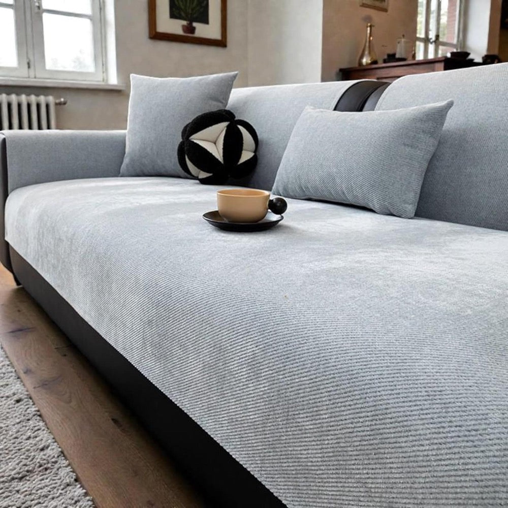 Non-Slip Couch Cover / Soft Chenille Sofa Cover / Modern Minimalist Sofa Cushion Cover / All-Season Sofa Protection / Living Room Decor