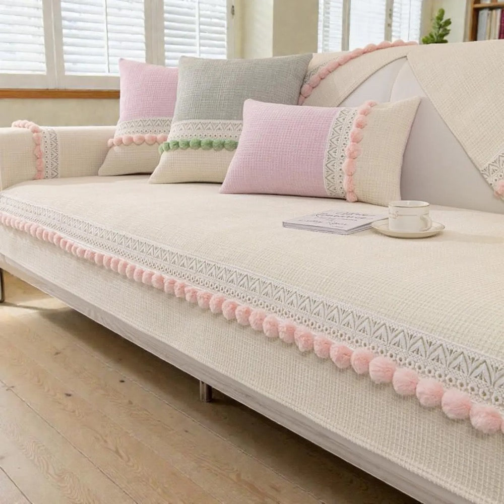 Non-Slip Sofa Cover / Washable Couch Cover / All-Season Couch Cover / Sofa Protection / Living Room Decor