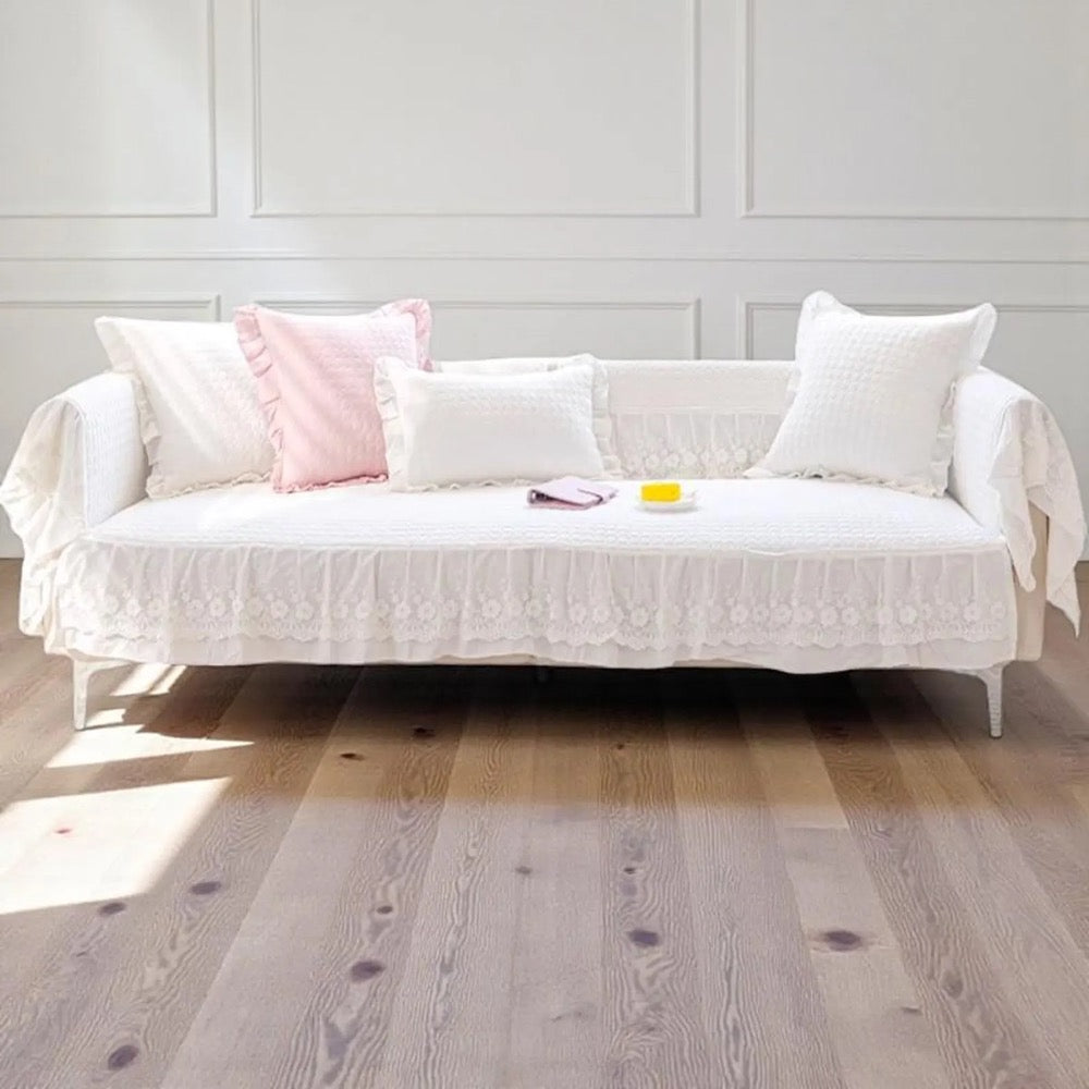 Non-Slip Couch Cover / Cotton Sofa Cover / Minimalist Sofa Cushion Cover / All-Season Couch Protection / Soft Living Room Decor / Gift Idea