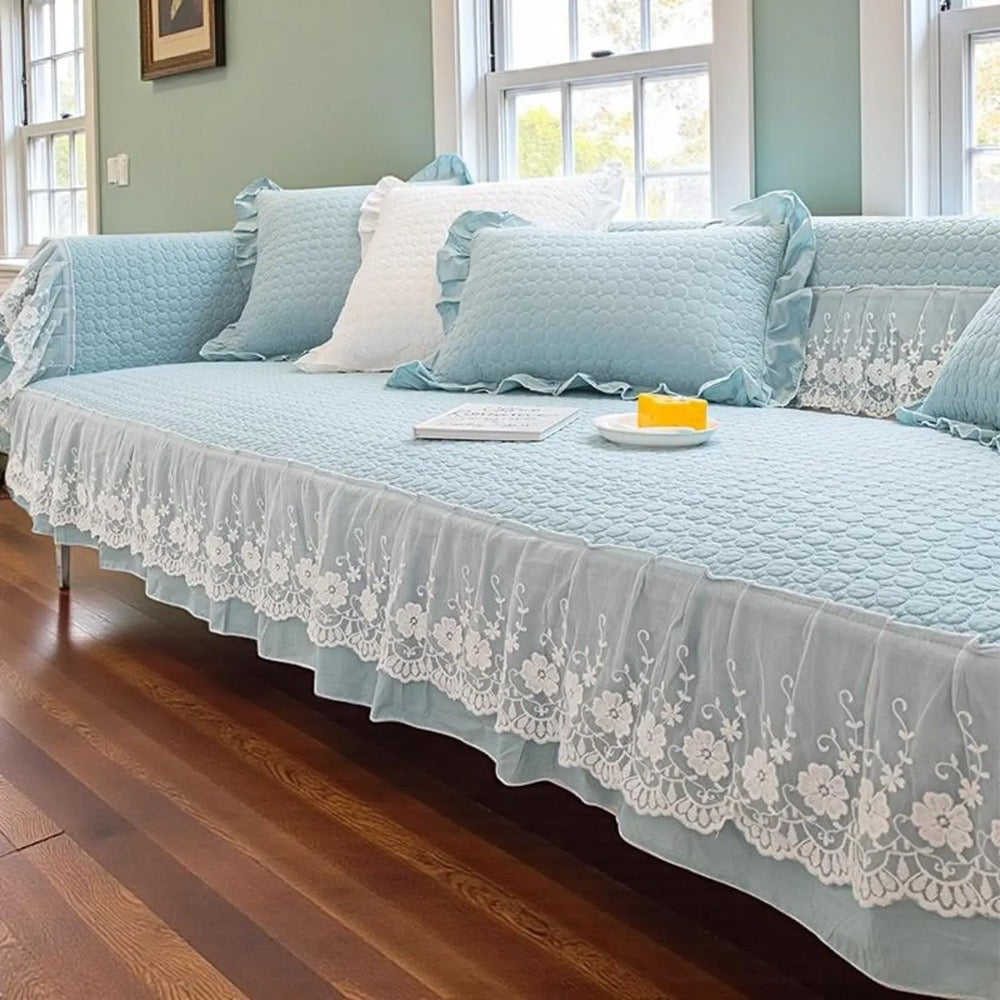 Non-Slip Couch Cover / Cotton Sofa Cover / Minimalist Sofa Cushion Cover / All-Season Couch Protection / Soft Living Room Decor / Gift Idea