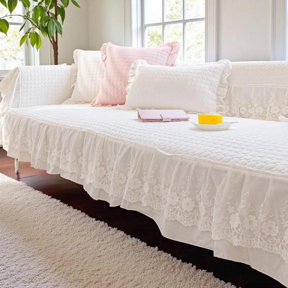 Non-Slip Couch Cover / Cotton Sofa Cover / Minimalist Sofa Cushion Cover / All-Season Couch Protection / Soft Living Room Decor / Gift Idea