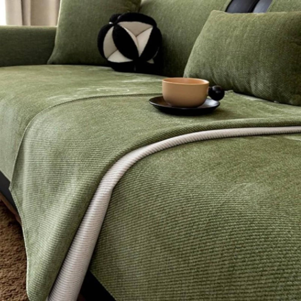 Non-Slip Couch Cover / Soft Chenille Sofa Cover / Modern Minimalist Sofa Cushion Cover / All-Season Sofa Protection / Living Room Decor