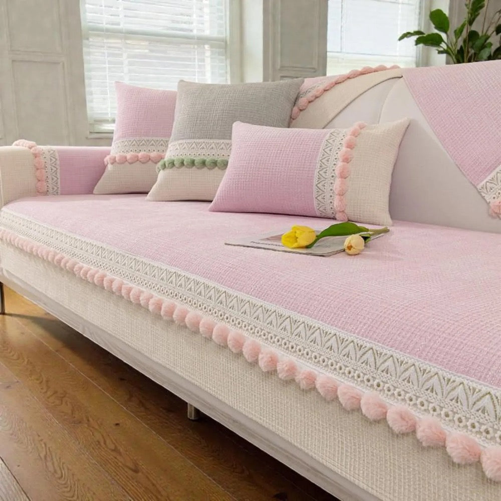 Non-Slip Sofa Cover / Washable Couch Cover / All-Season Couch Cover / Sofa Protection / Living Room Decor