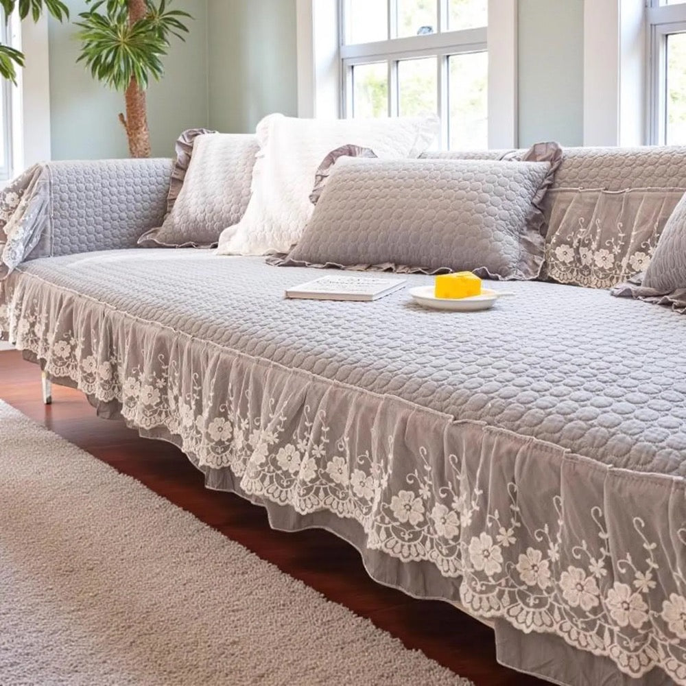 Non-Slip Couch Cover / Cotton Sofa Cover / Minimalist Sofa Cushion Cover / All-Season Couch Protection / Soft Living Room Decor / Gift Idea